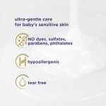Baby Dove Baby Wash and Shampoo Baby Bath Products for Baby's Delicate Skin Rich Moisture Washes Away Bacteria, Tear-Free and Hypoallergenic, 13 Fl Oz (Pack of 3) - Image 6
